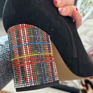 Kassie Betsey Johnson Suede Heeled Boots